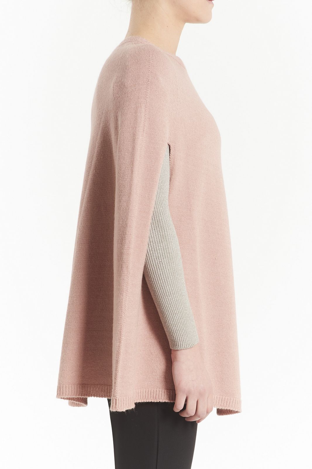 Poncho - ROSA POLVERE